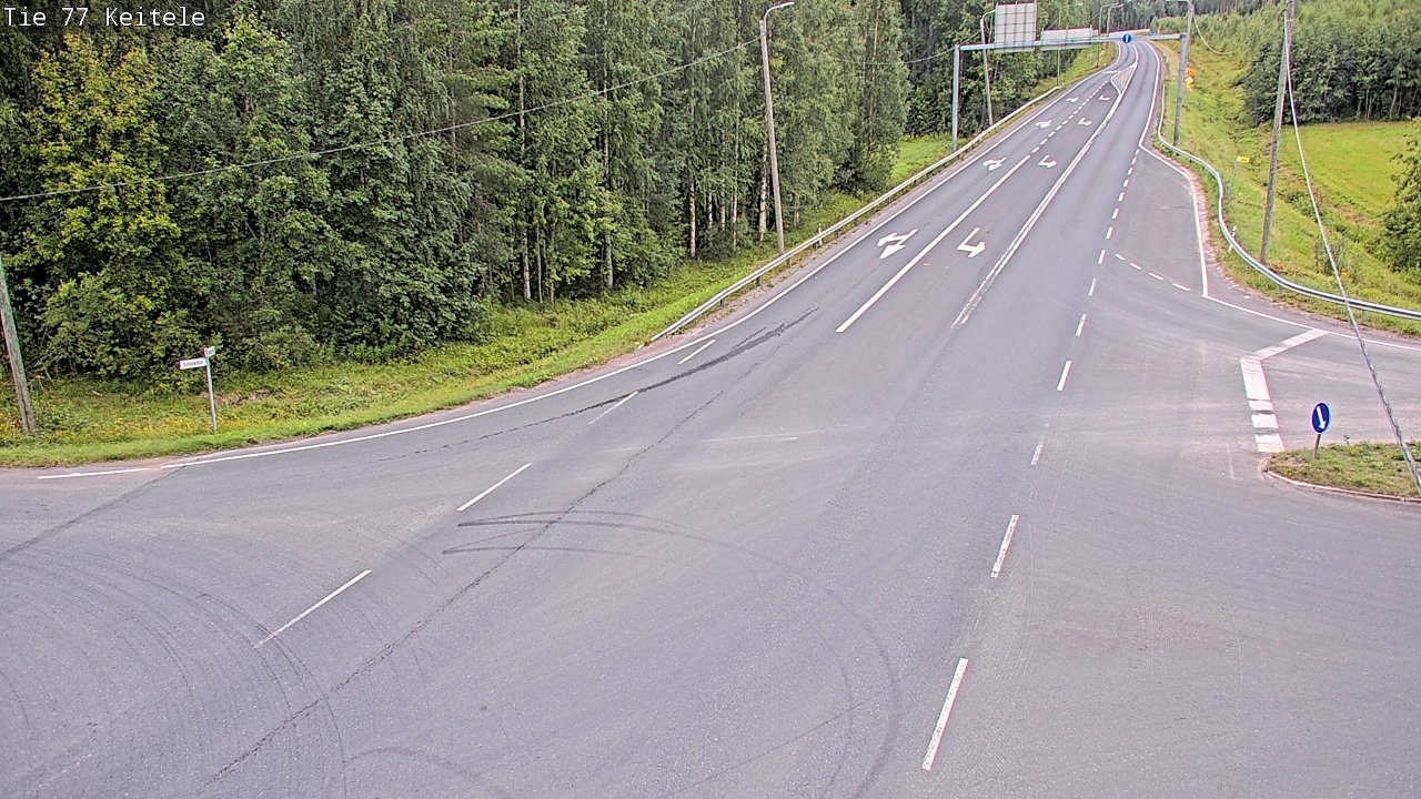 Weather Camera Image Road 77 Keitele, Keitele, Pohjois-Savo