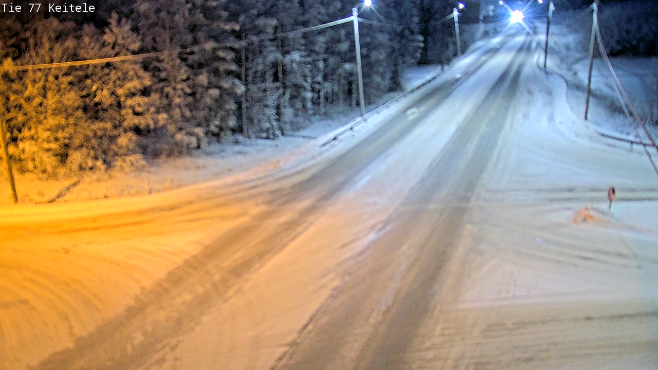 Weather Camera Image Väg 77 Keitele, Keitele, Pohjois-Savo