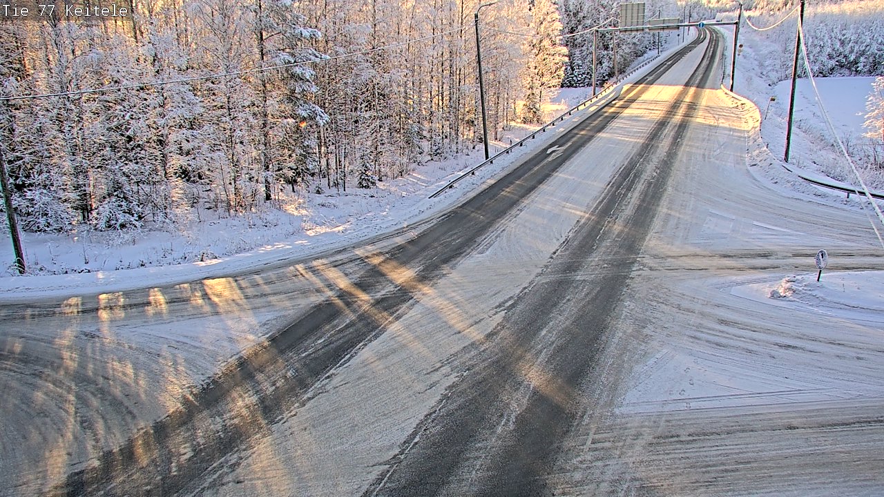 Weather Camera Image Väg 77 Keitele, Keitele, Pohjois-Savo