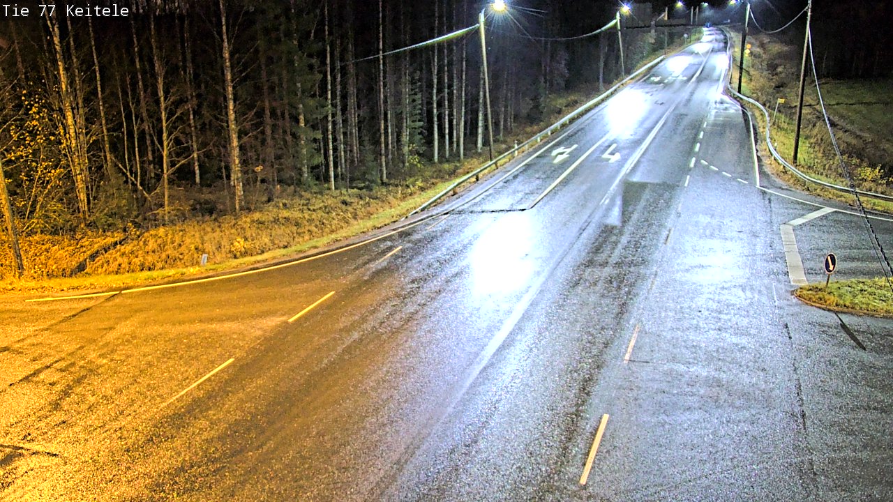 Weather Camera Image Road 77 Keitele, Keitele, Pohjois-Savo