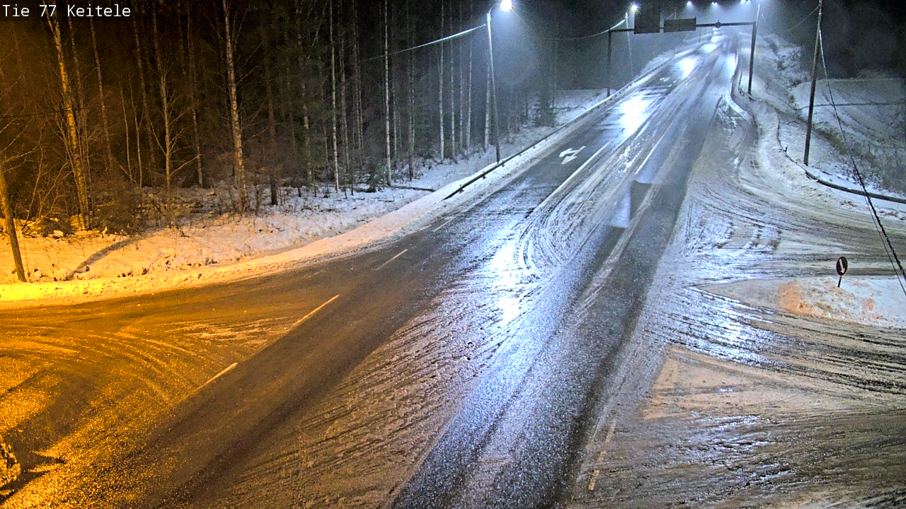 Weather Camera Image Väg 77 Keitele, Keitele, Pohjois-Savo