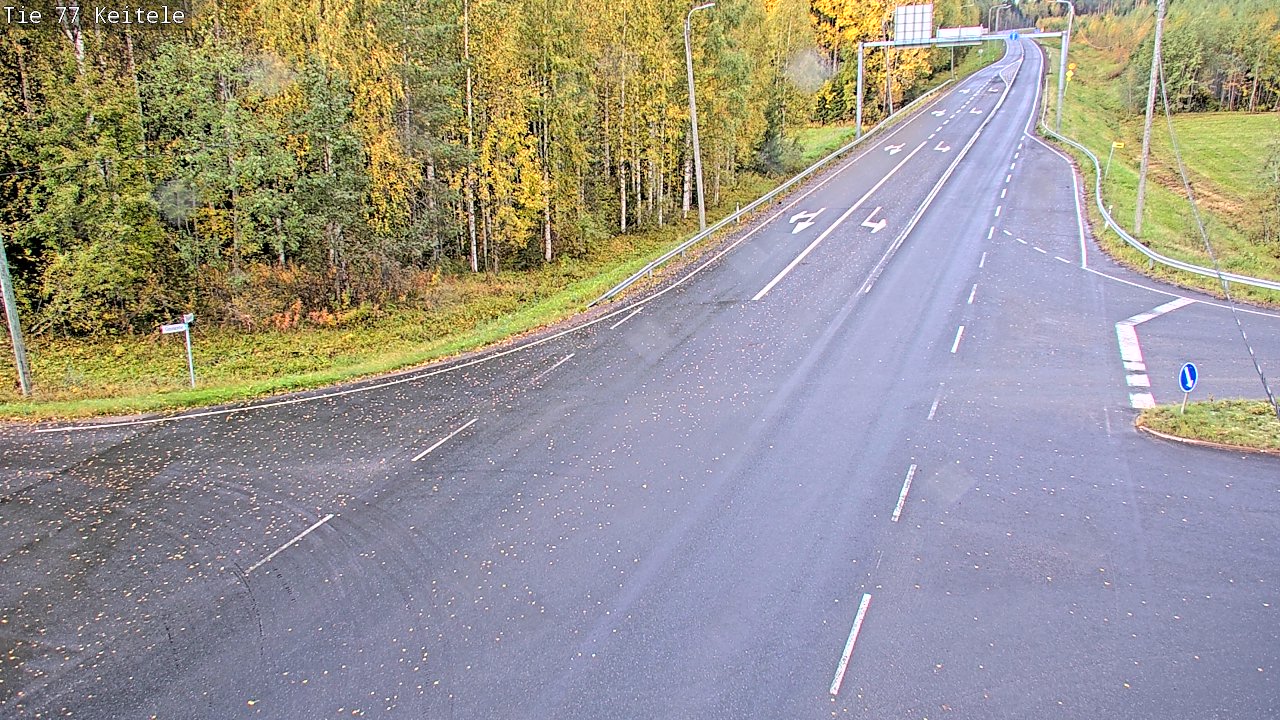 Weather Camera Image Road 77 Keitele, Keitele, Pohjois-Savo