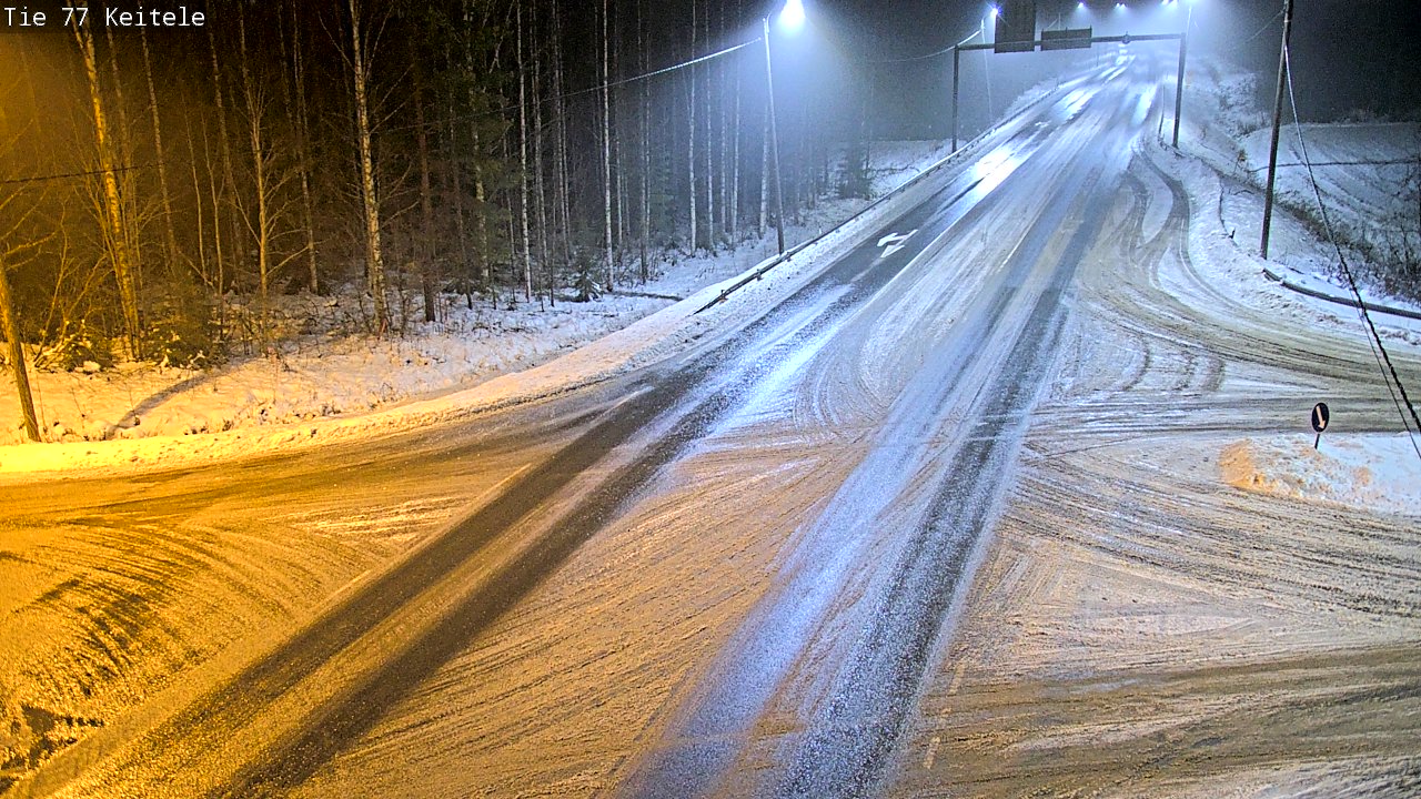 Weather Camera Image Väg 77 Keitele, Keitele, Pohjois-Savo