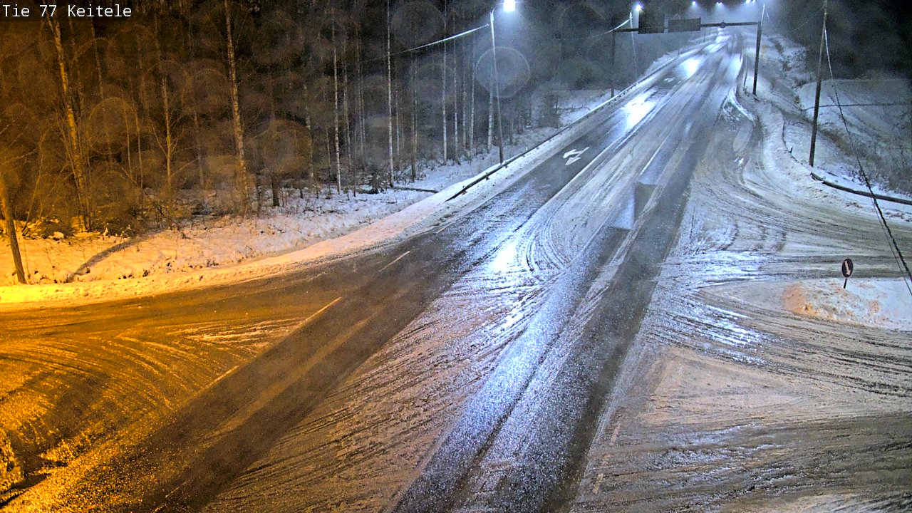Weather Camera Image Väg 77 Keitele, Keitele, Pohjois-Savo