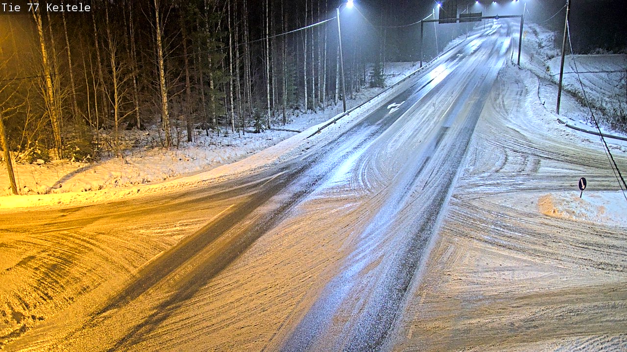 Weather Camera Image Väg 77 Keitele, Keitele, Pohjois-Savo