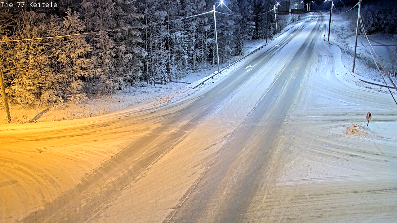 Weather Camera Image Road 77 Keitele, Keitele, Pohjois-Savo