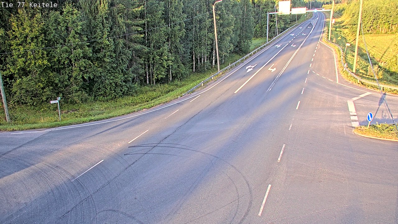 Weather Camera Image Väg 77 Keitele, Keitele, Pohjois-Savo