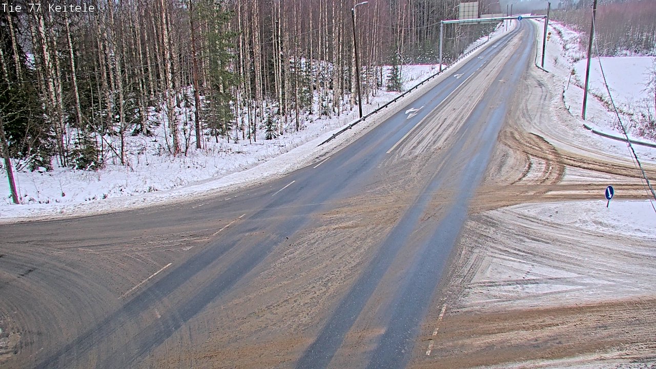 Weather Camera Image Väg 77 Keitele, Keitele, Pohjois-Savo