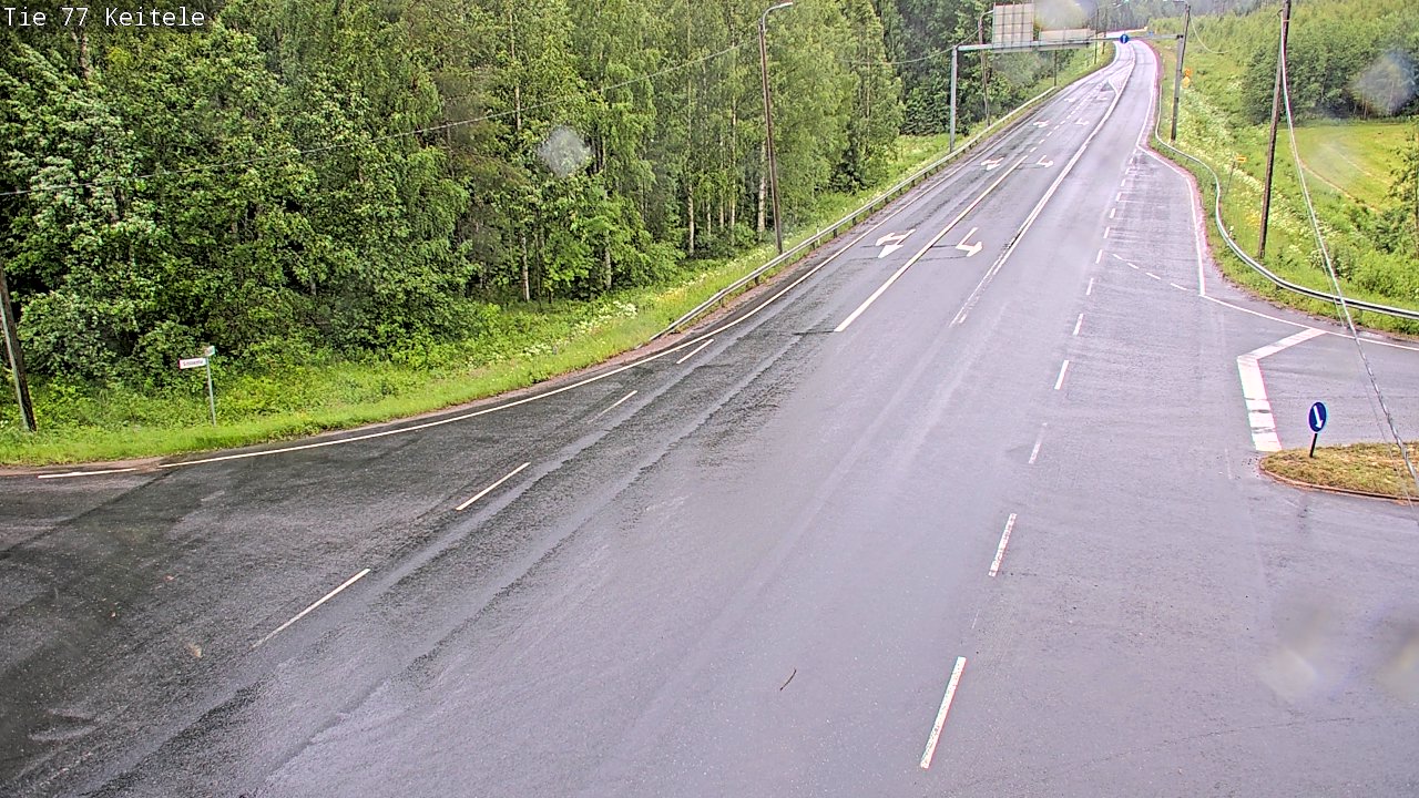 Weather Camera Image Väg 77 Keitele, Keitele, Pohjois-Savo