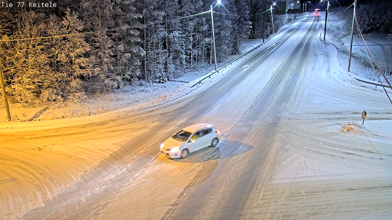 Weather Camera Image Road 77 Keitele, Keitele, Pohjois-Savo