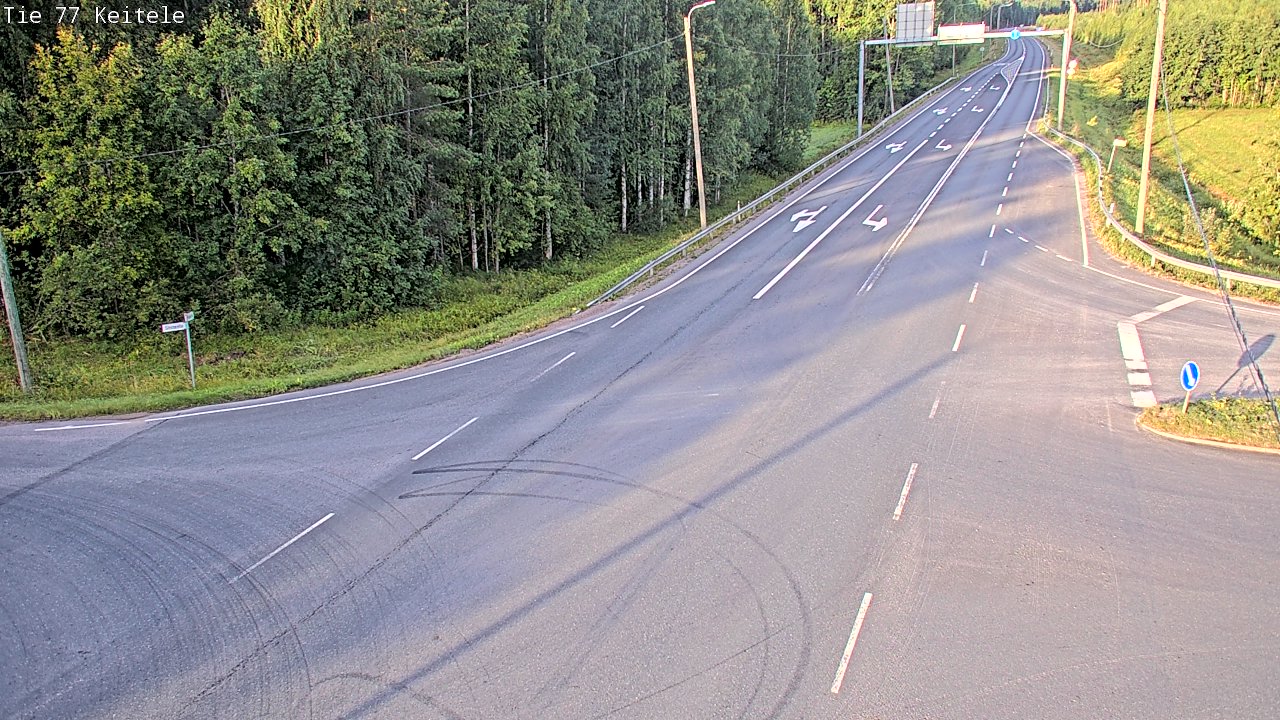 Weather Camera Image Väg 77 Keitele, Keitele, Pohjois-Savo