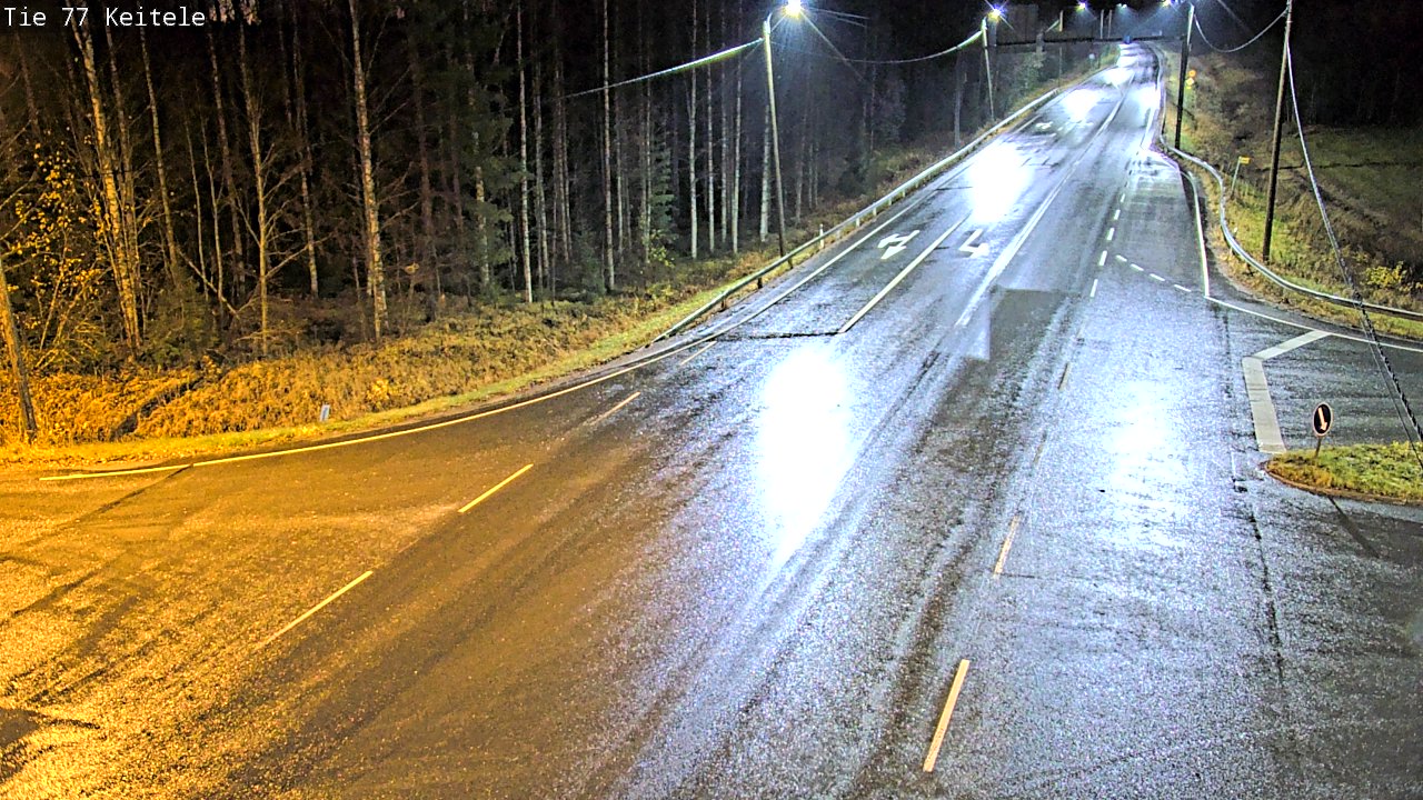 Weather Camera Image Väg 77 Keitele, Keitele, Pohjois-Savo