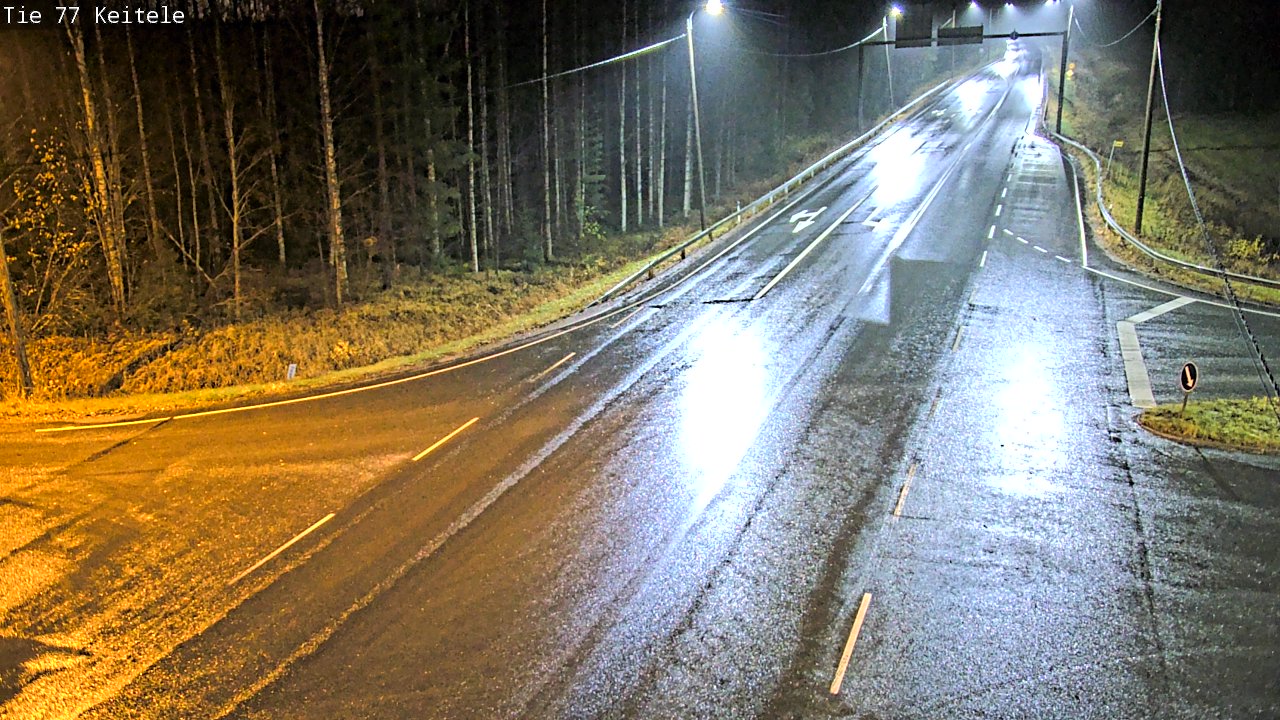 Weather Camera Image Väg 77 Keitele, Keitele, Pohjois-Savo