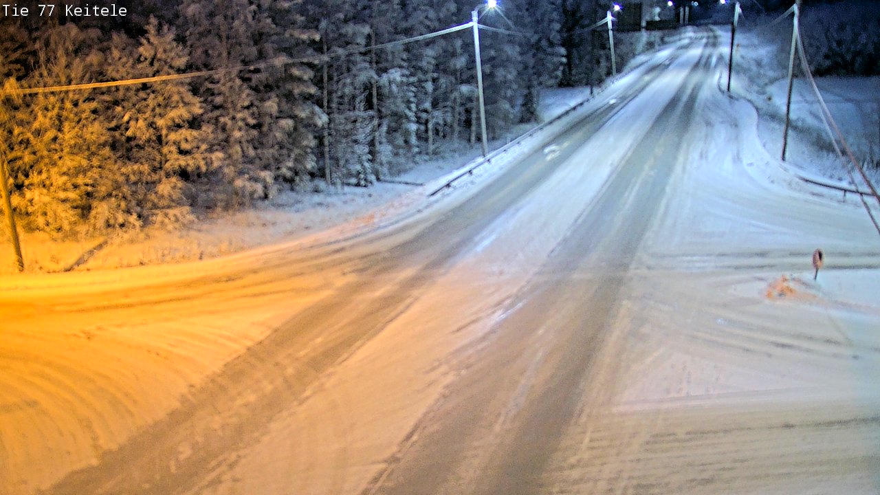 Weather Camera Image Väg 77 Keitele, Keitele, Pohjois-Savo