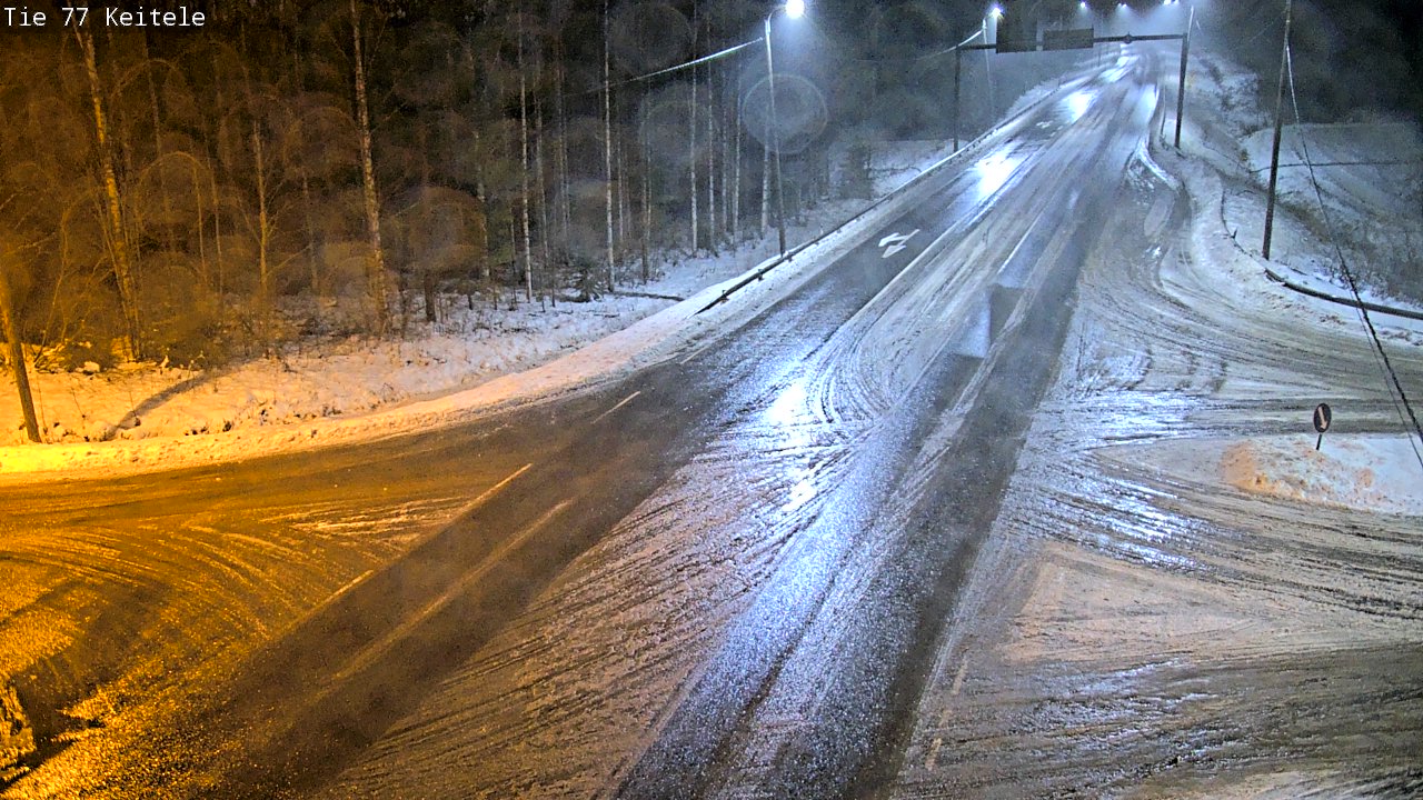 Weather Camera Image Väg 77 Keitele, Keitele, Pohjois-Savo