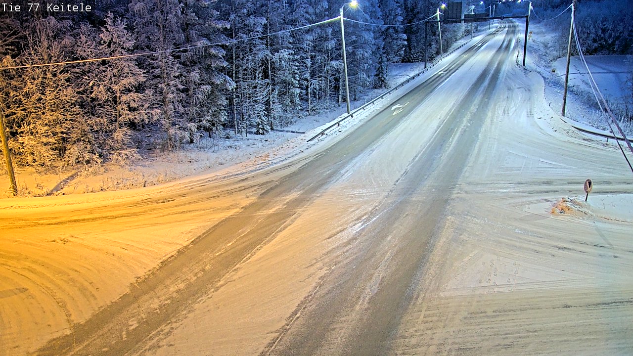 Weather Camera Image Väg 77 Keitele, Keitele, Pohjois-Savo