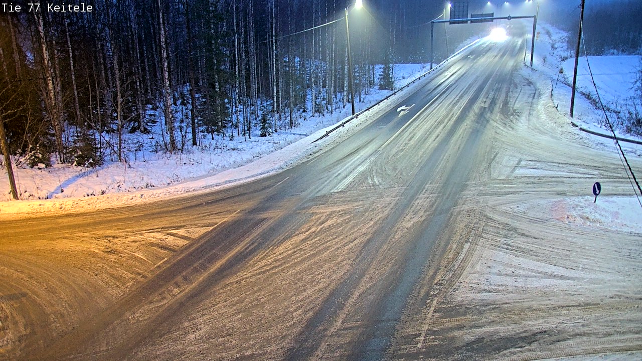 Weather Camera Image Väg 77 Keitele, Keitele, Pohjois-Savo