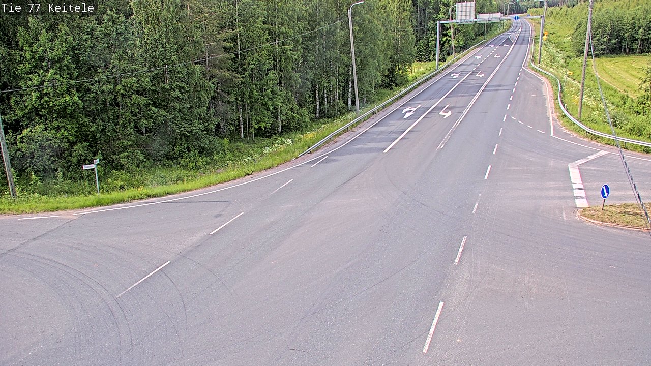 Kelikamerat Kuva Tie 77 Keitele, Keitele, Pohjois-Savo