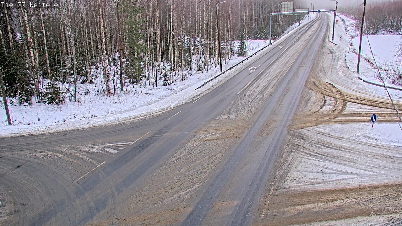 Weather Camera Image Väg 77 Keitele, Keitele, Pohjois-Savo