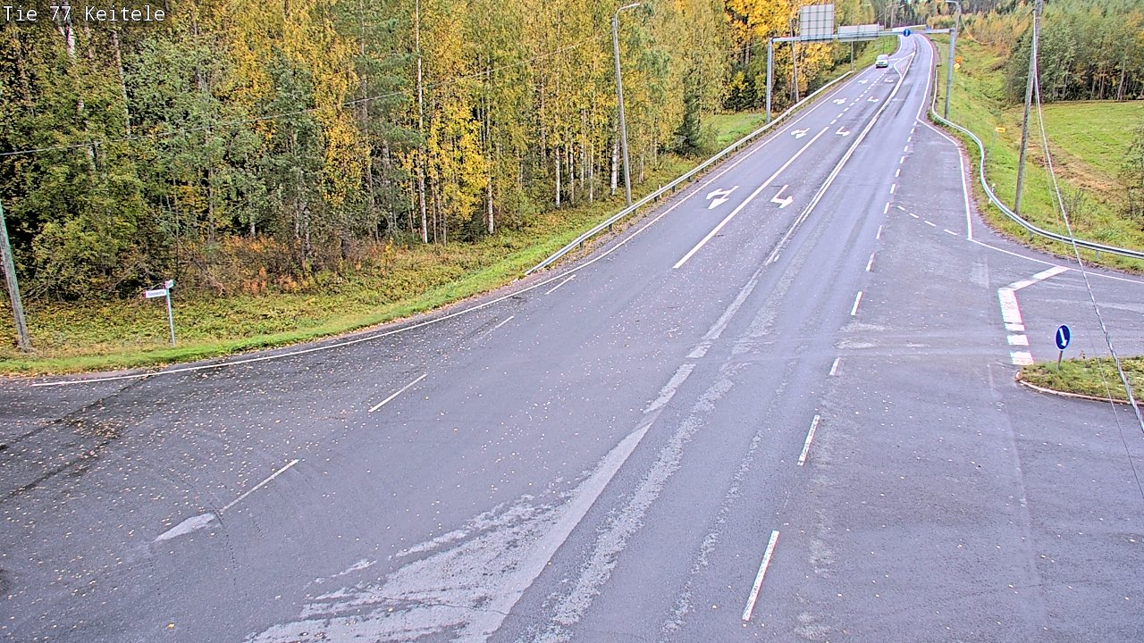 Weather Camera Image Road 77 Keitele, Keitele, Pohjois-Savo