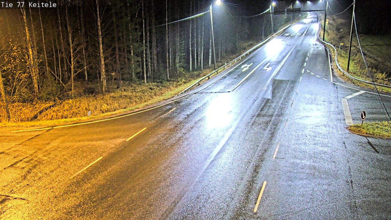 Weather Camera Image Road 77 Keitele, Keitele, Pohjois-Savo