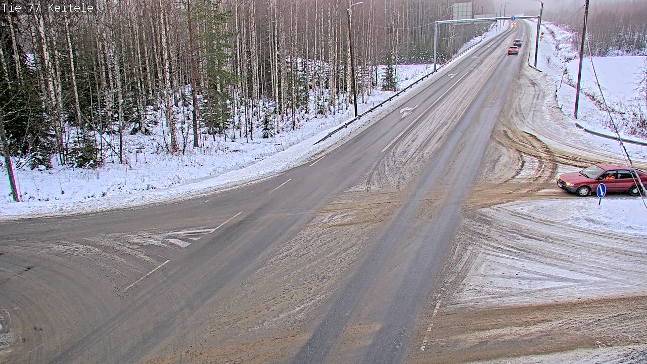 Weather Camera Image Väg 77 Keitele, Keitele, Pohjois-Savo