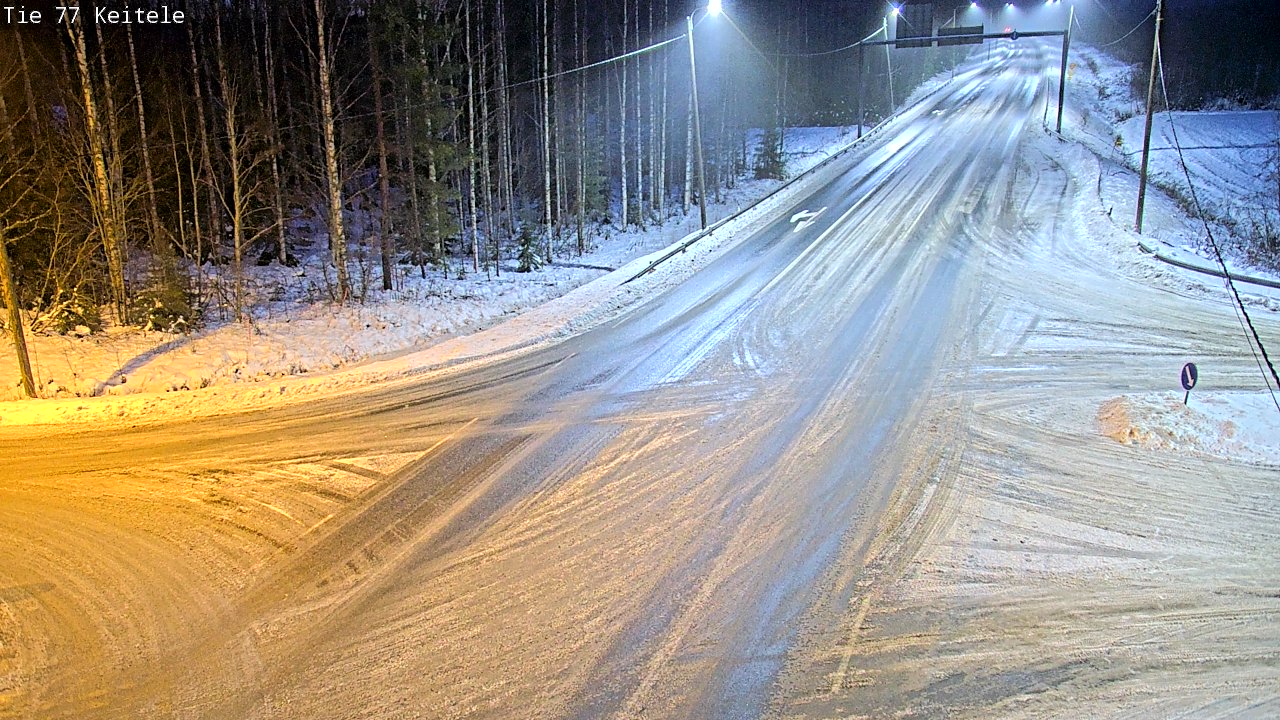 Weather Camera Image Väg 77 Keitele, Keitele, Pohjois-Savo