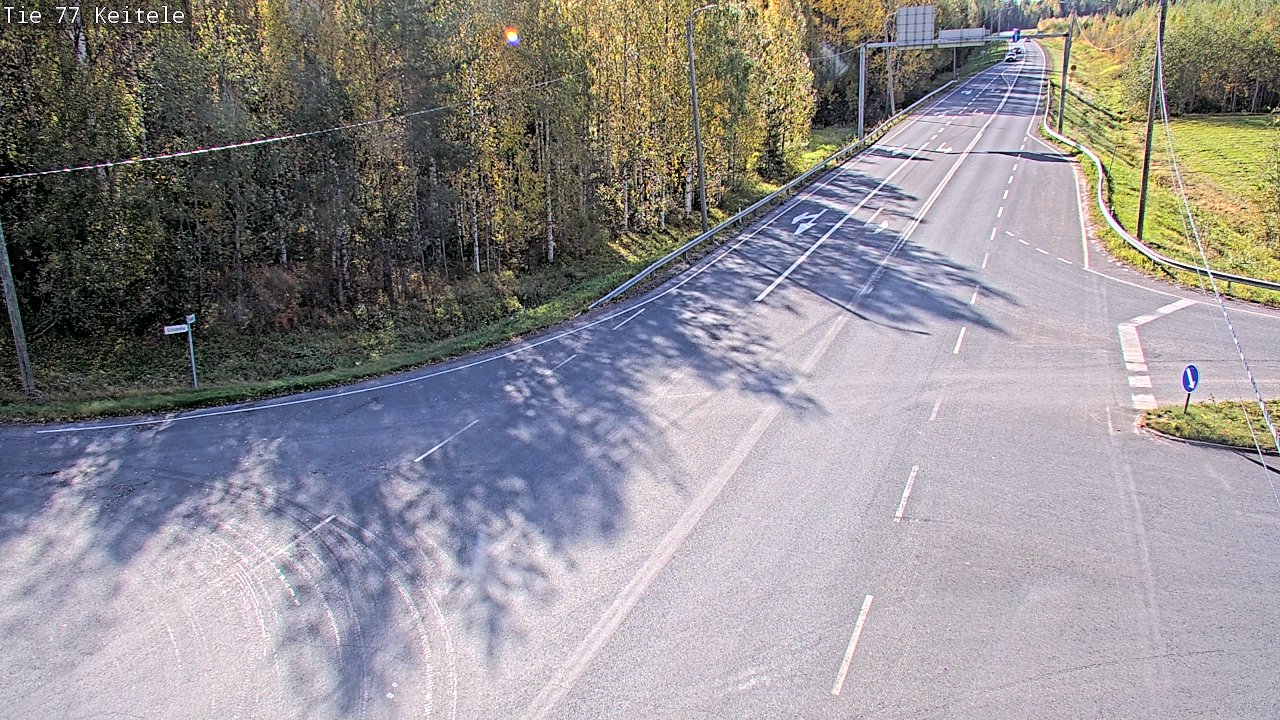Weather Camera Image Road 77 Keitele, Keitele, Pohjois-Savo