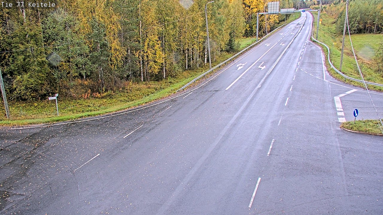 Weather Camera Image Road 77 Keitele, Keitele, Pohjois-Savo