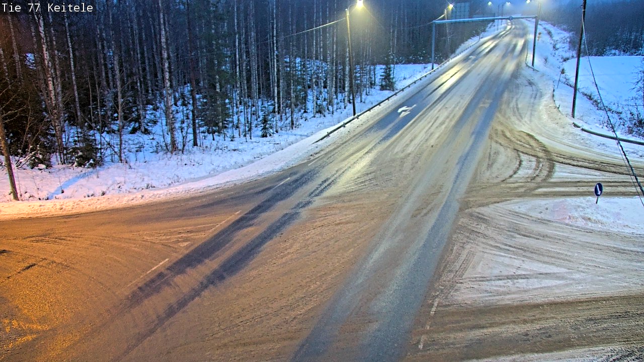 Weather Camera Image Väg 77 Keitele, Keitele, Pohjois-Savo