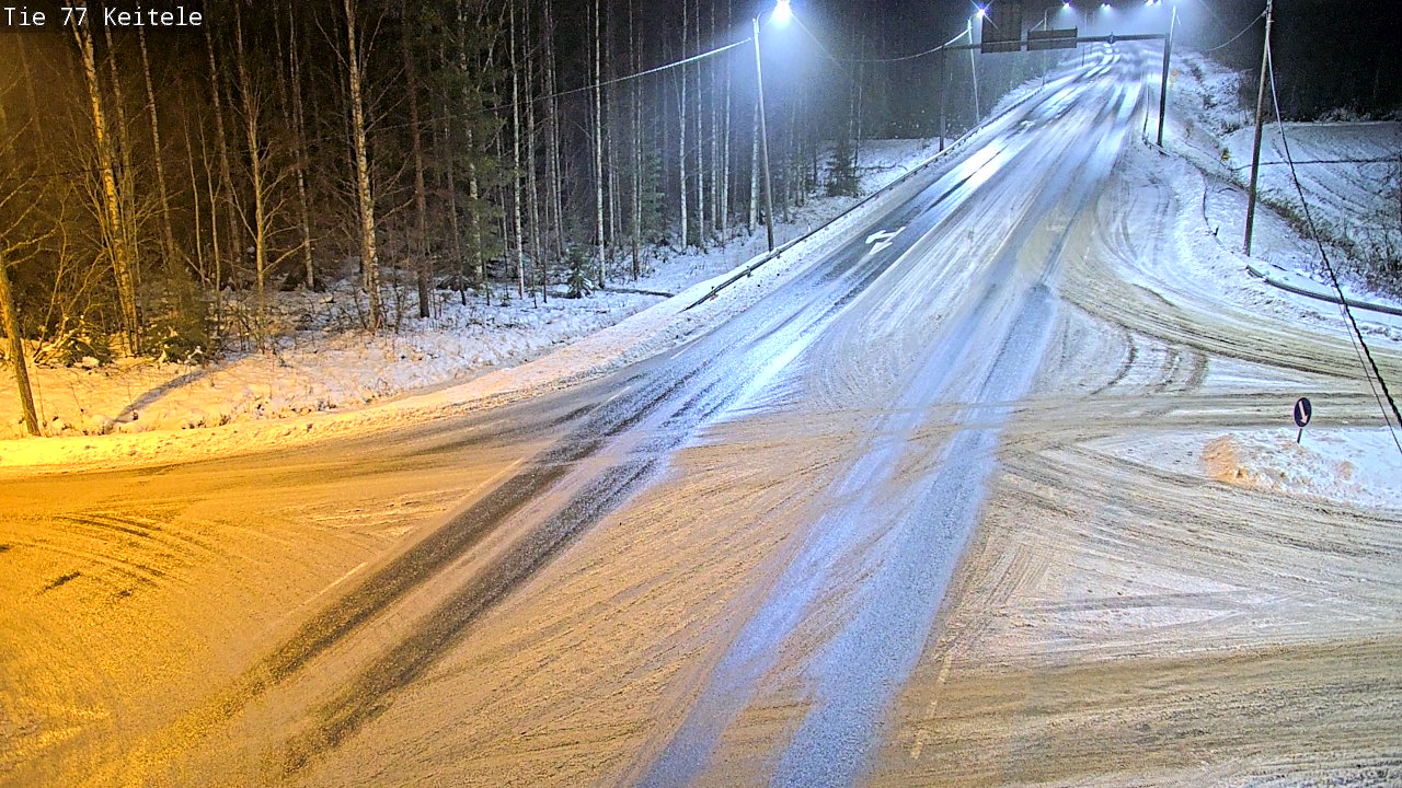 Weather Camera Image Väg 77 Keitele, Keitele, Pohjois-Savo
