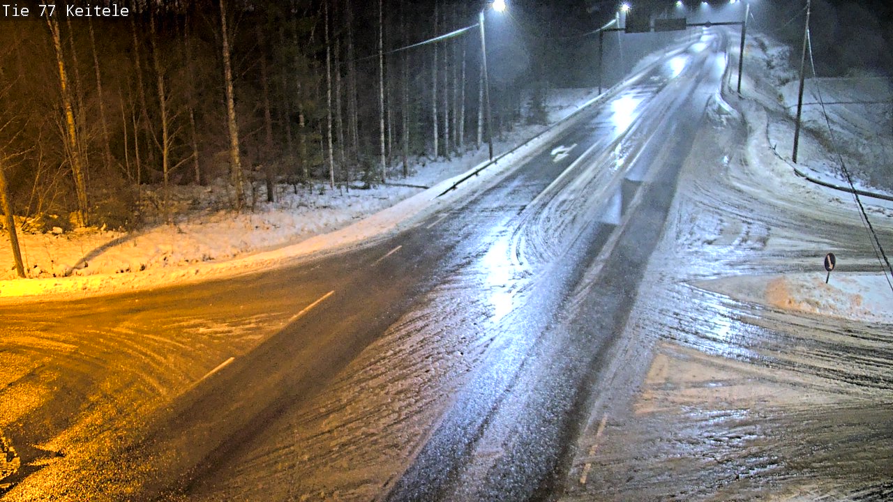 Weather Camera Image Väg 77 Keitele, Keitele, Pohjois-Savo