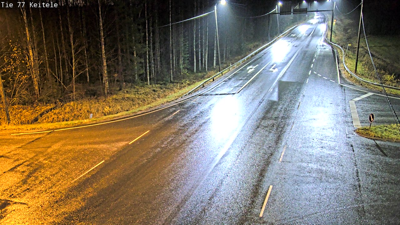 Weather Camera Image Väg 77 Keitele, Keitele, Pohjois-Savo