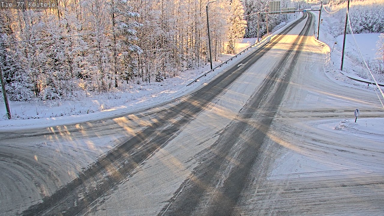 Weather Camera Image Väg 77 Keitele, Keitele, Pohjois-Savo