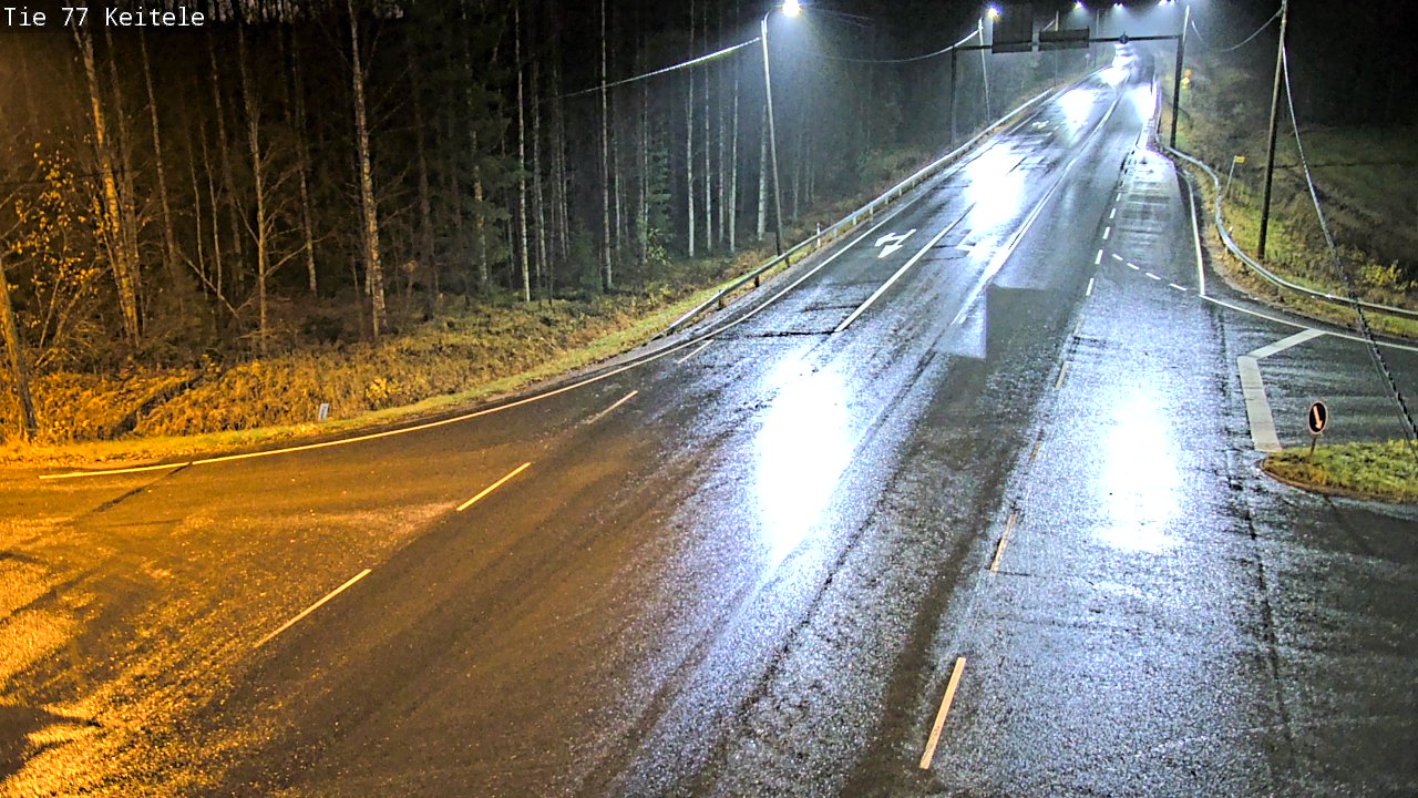 Weather Camera Image Väg 77 Keitele, Keitele, Pohjois-Savo