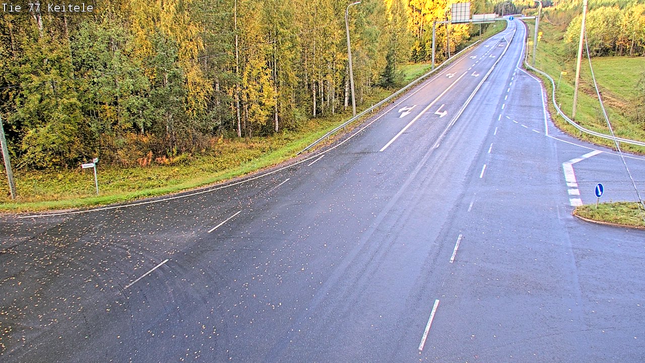 Weather Camera Image Road 77 Keitele, Keitele, Pohjois-Savo