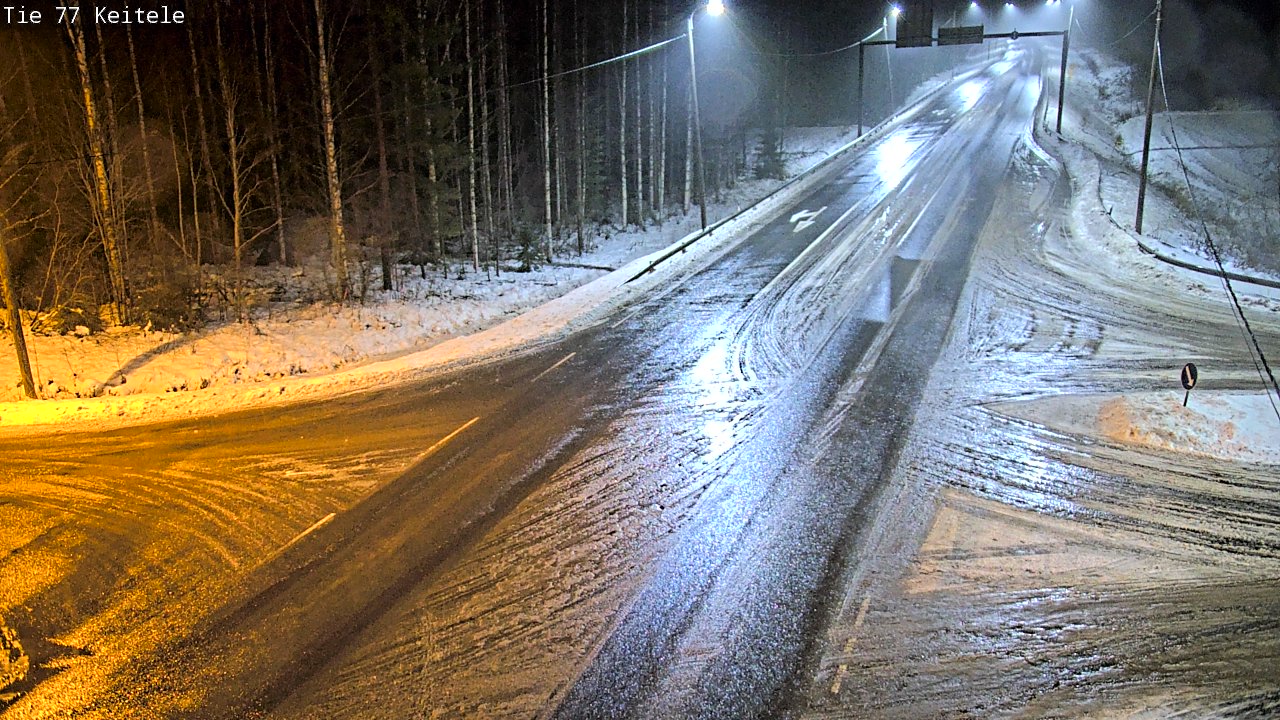 Weather Camera Image Väg 77 Keitele, Keitele, Pohjois-Savo