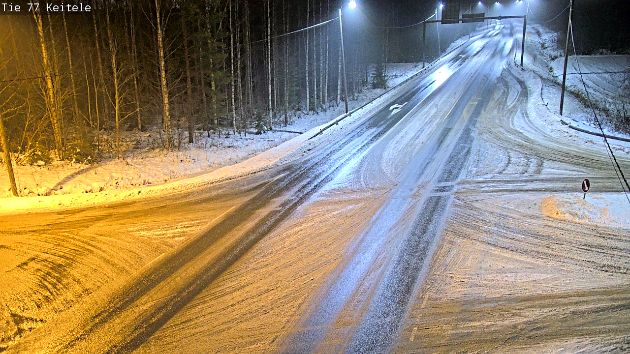 Weather Camera Image Väg 77 Keitele, Keitele, Pohjois-Savo
