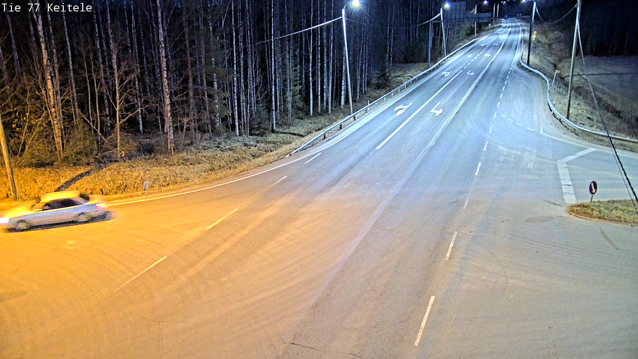 Weather Camera Image Road 77 Keitele, Keitele, Pohjois-Savo