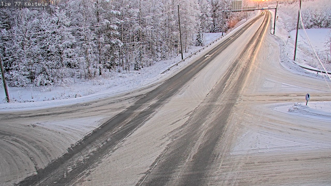 Weather Camera Image Väg 77 Keitele, Keitele, Pohjois-Savo