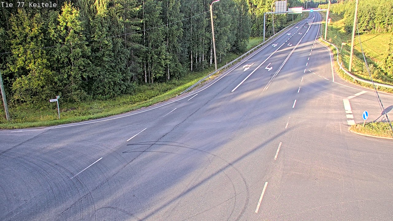 Weather Camera Image Väg 77 Keitele, Keitele, Pohjois-Savo
