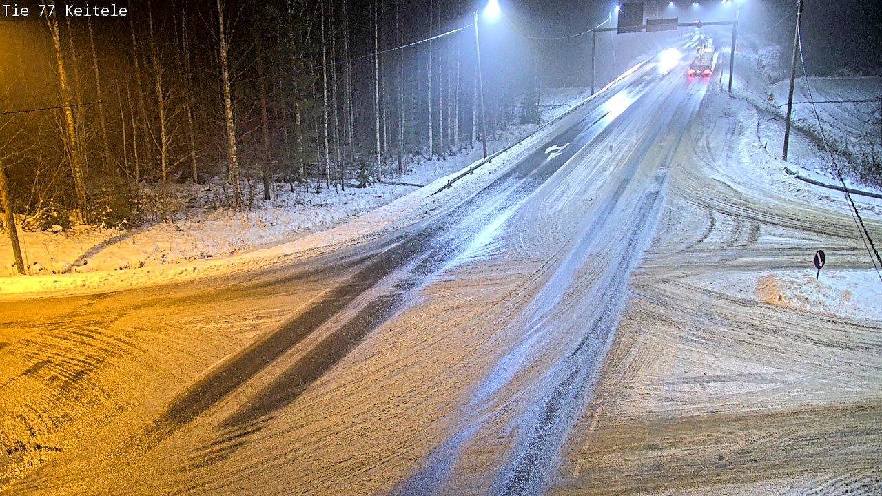 Weather Camera Image Väg 77 Keitele, Keitele, Pohjois-Savo