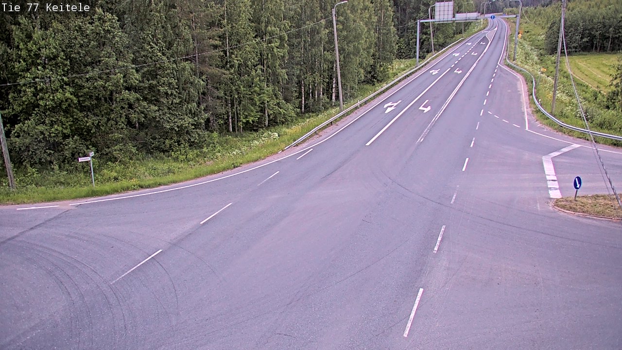 Kelikamerat Kuva Tie 77 Keitele, Keitele, Pohjois-Savo