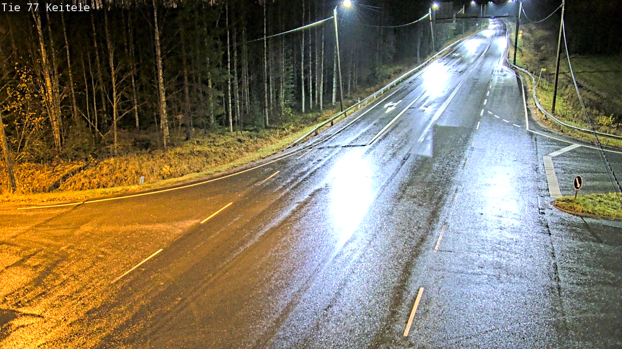 Weather Camera Image Väg 77 Keitele, Keitele, Pohjois-Savo