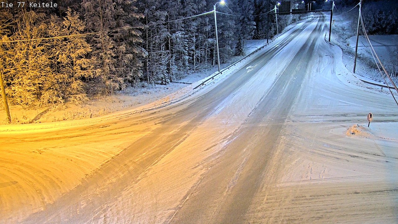 Weather Camera Image Väg 77 Keitele, Keitele, Pohjois-Savo