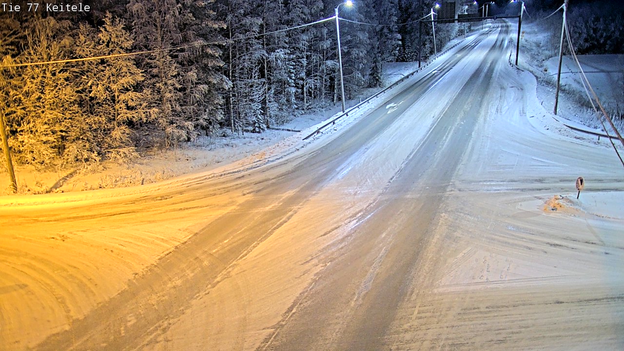 Weather Camera Image Väg 77 Keitele, Keitele, Pohjois-Savo