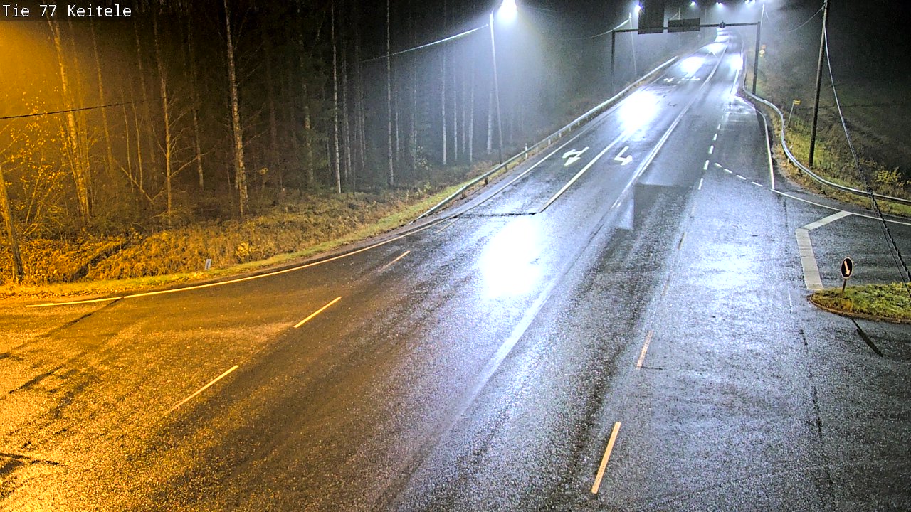 Weather Camera Image Road 77 Keitele, Keitele, Pohjois-Savo