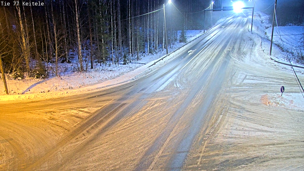 Weather Camera Image Väg 77 Keitele, Keitele, Pohjois-Savo