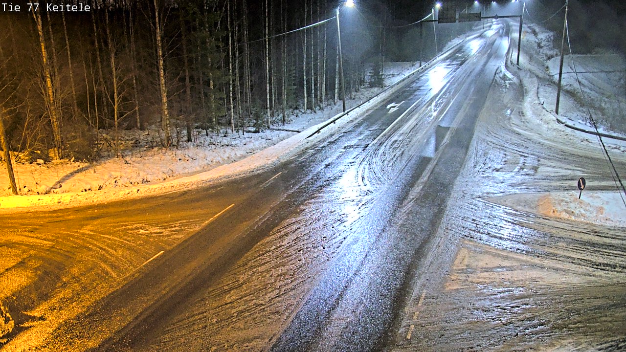 Weather Camera Image Väg 77 Keitele, Keitele, Pohjois-Savo