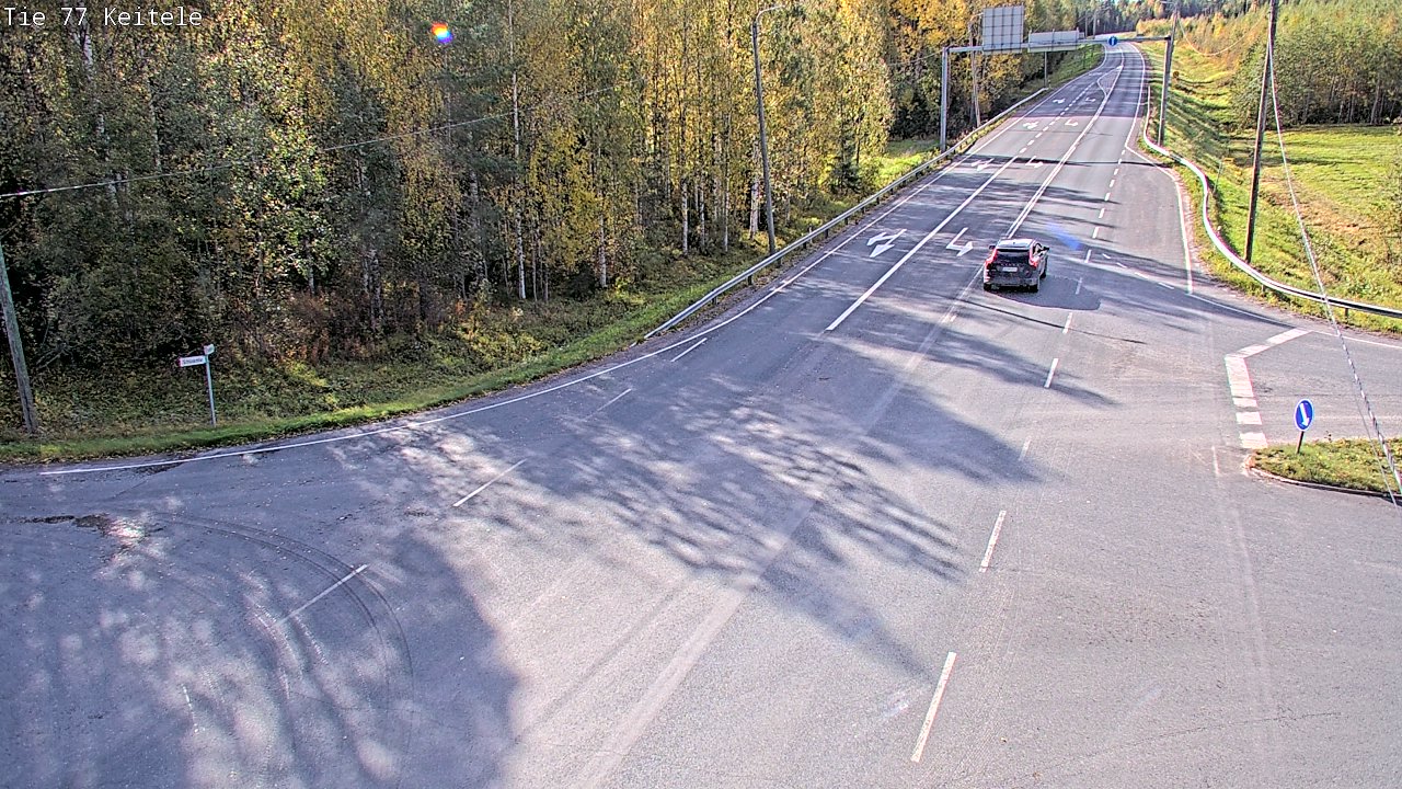 Weather Camera Image Road 77 Keitele, Keitele, Pohjois-Savo